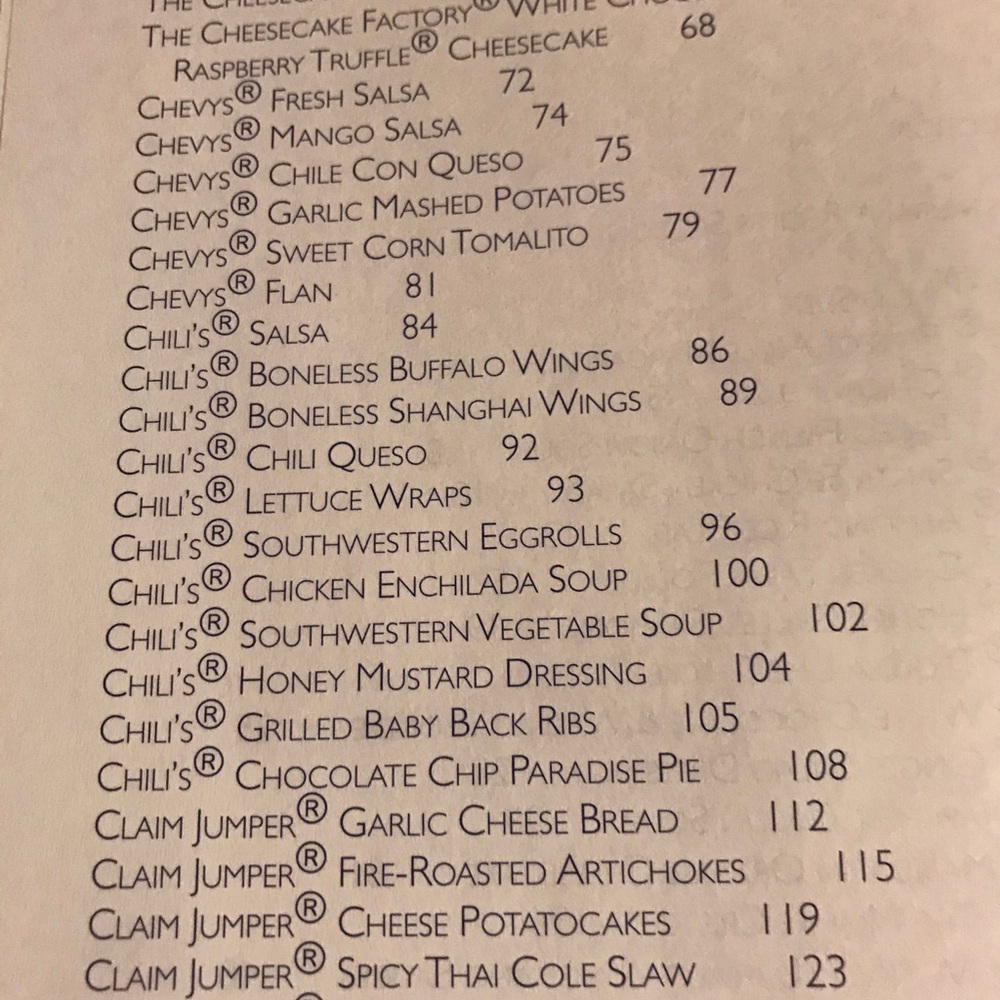 Top Secret Recipes - Restaurant Collection - Picture 4 of 7